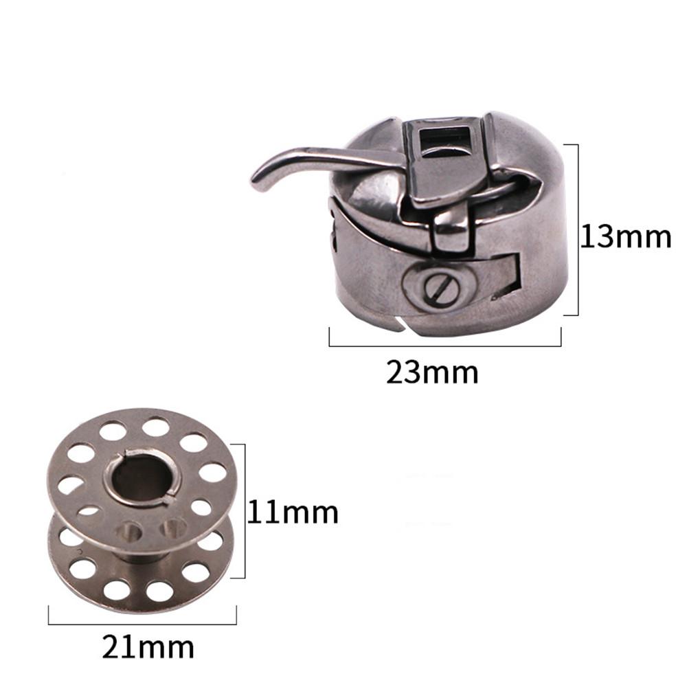 Hohe Qualität 1 Stück Spulenkapsel + 5 Stück Metallspulen für für Brother für Singer Haushaltsnähmaschine Nähzubehör Werkzeuge