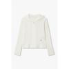 Hooded Cable Knit Zip Up 7156250002