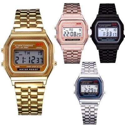 LED-Digital-Armbanduhr, ultradünn, lässige Armbanduhr, Kalender für Männer und Frauen