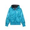 Lässige Kapuzenjacke mit Reißverschluss, warm, einfarbig, Damenjacken 520902-423