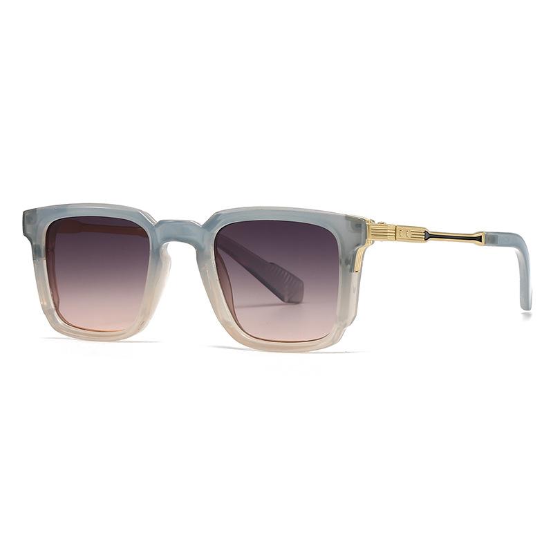 Classic Vintage Square Sunglasses Women Men Punk Steampunk Driving Shades UV Protection Luxury Brand Designer