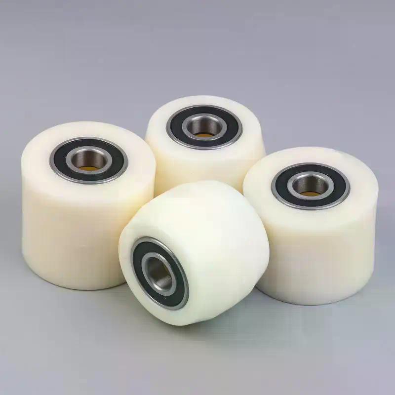 Ruote piroettanti di ricambio Ruota forchetta Cuscinetto ruota Ruote idrauliche piccole per sollevamento e movimentazione Ruote in poliuretano e nylon