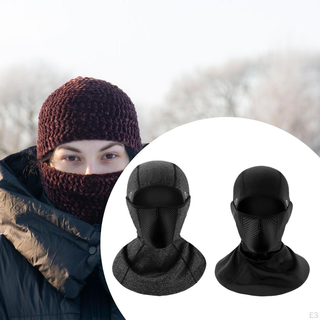 Winter Balaclava Face Mask and Head Thermal Cover Scarf Neck Warmer Hood for Motorcycle