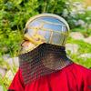 Vandal Medusa Helmet Viking chainmail steel and brass Helmet  Norse Warrior Helmet  Perfect For Cosplay Best Gift Helmet