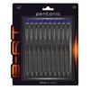 Pentonic B-RT 0.7mm Retractable Ballpoint Pen Combo Pack Blue Ink 10 Pens + 10 Refills for Office & School
