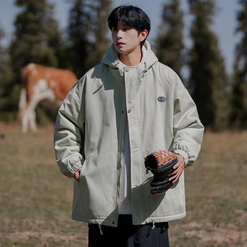 Wassup Sohot Men's Winter Sherpa Lined Padded Jacket