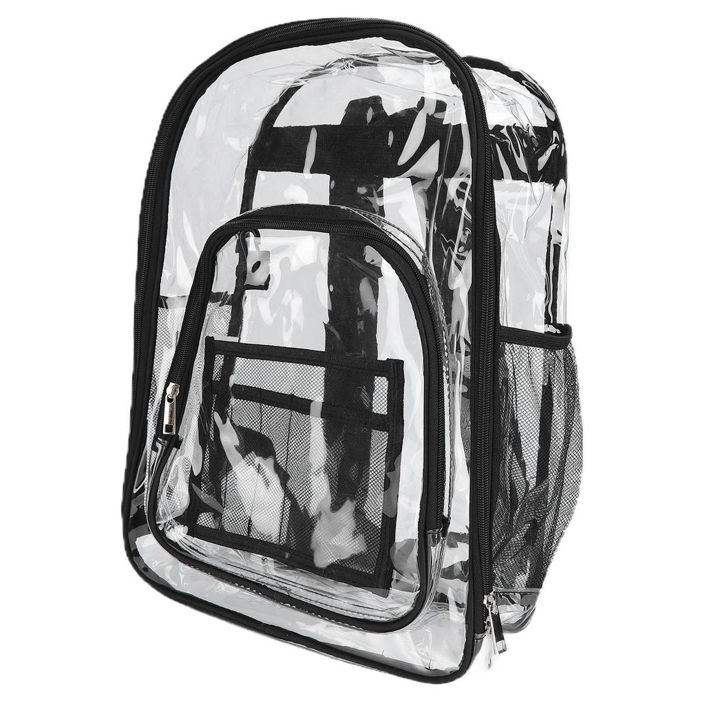 Rucsac Transparent Impermeabil din PVC Geantă de Depozitare Rucsac Școlar pentru Studenți pentru Călătorii în Aer Liber