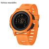 Calorie Pedometer Electronic Watch Waterproof Multifunctional Sports Shockproof Smart Alarm Clock Watch for Men and Women