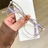 New Cat Eye Glasses Frame Ladies Anti-blue Light Glasses Fashion Metal Eyeglasses Computer Goggles