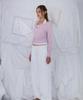 ROSEFRANTZ Eyelet Henley-Neck Long Sleeve [Pink]