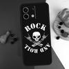 Rock Roll Skull Case For Xiaomi Redmi Note 14 13 Pro 9 10 11 12 Pro 10S 11S 12S Redmi 13C 10C 12C 14C Coque