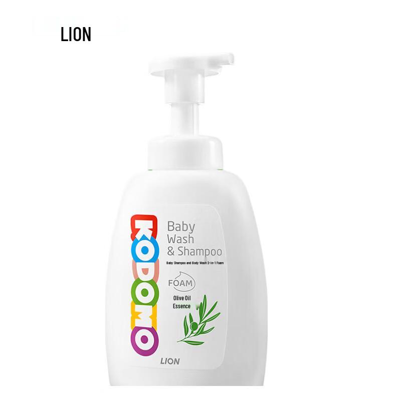 Lion Kids 2-in-1 Shampoo & Body Wash, Peach Leaf
