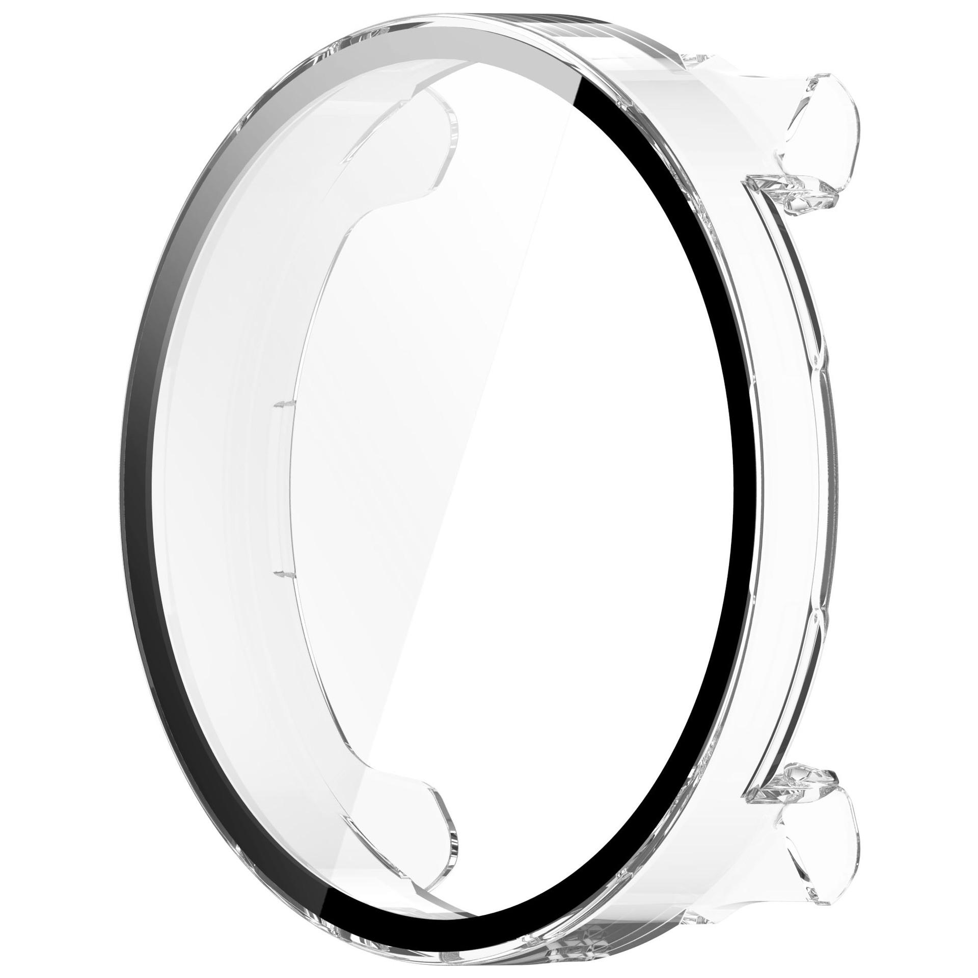 PC+Tempered Protective Case Anti-Scratch Bumper Screen Cover Full Coverage Protector Shell for Suunto Vertical прозрачный