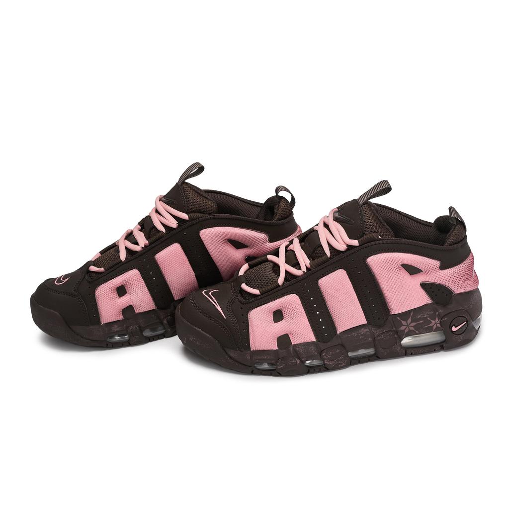 Nike Scarpe da Basket Vintage Air More Uptempo Unisex Mid Top Rosa/Marrone FZ3055-200(Team80-SBOX)