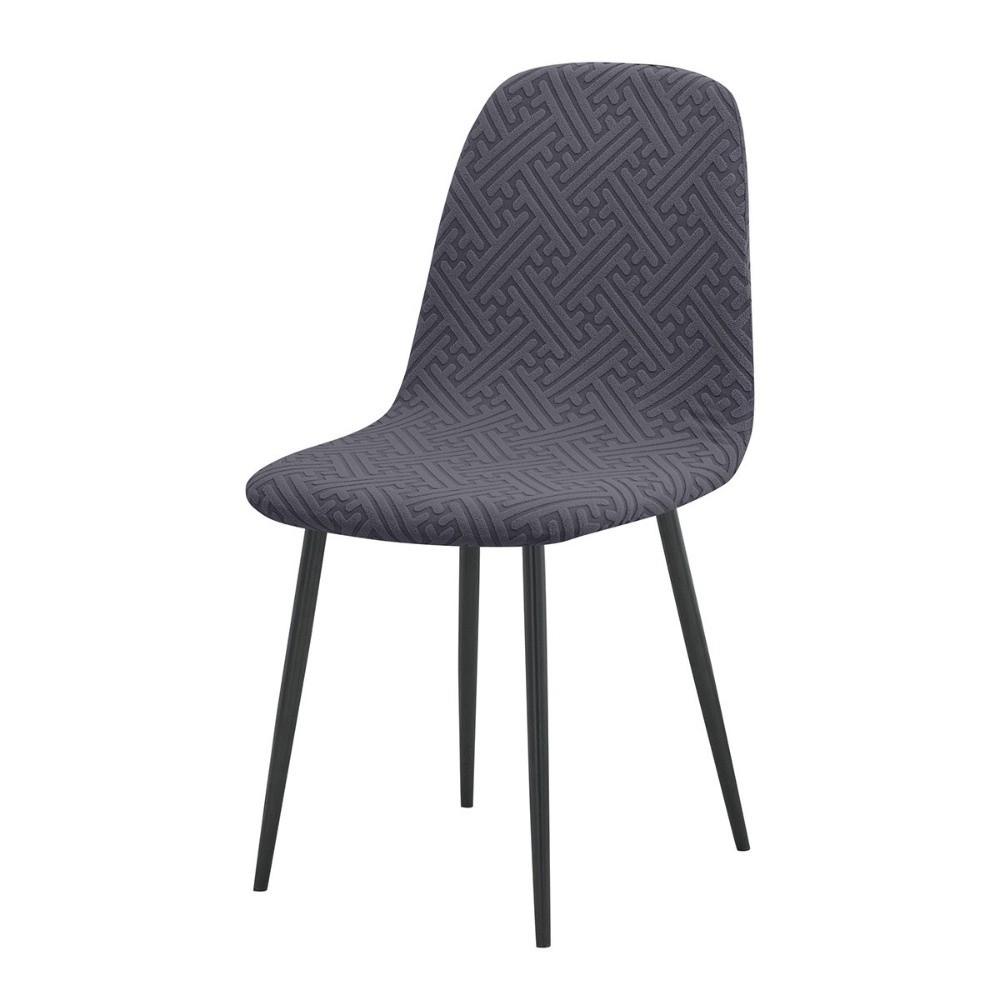High Back Dining Chair Cover Stretch Jacquard Jacquard Chair Cover Kitchen Chair Cover  Dining Room