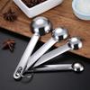 ZISIZ Stainless Steel Measuring Spoon Set (Two 4-Piece Sets)