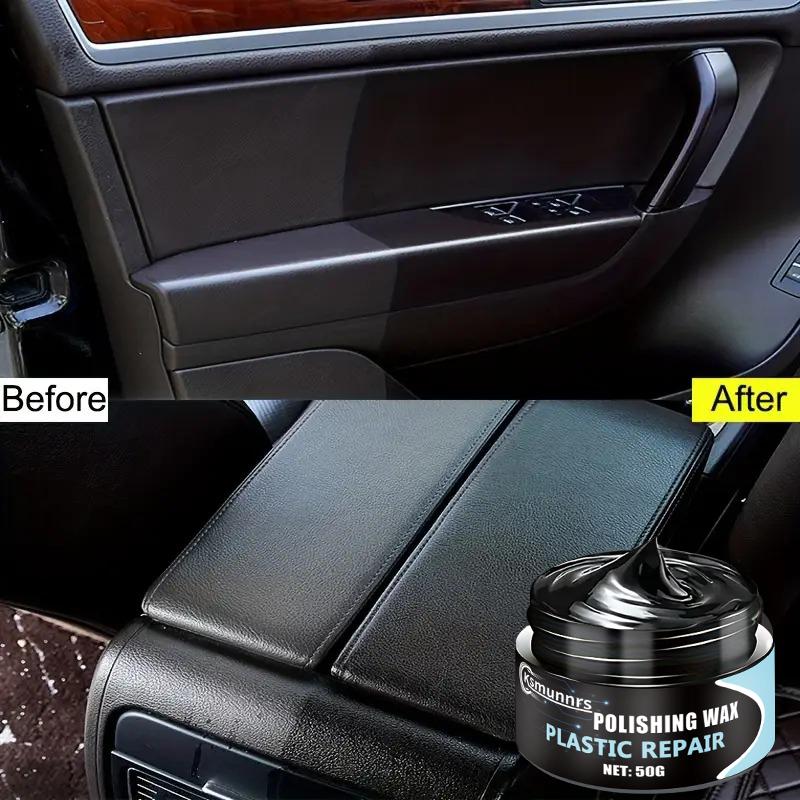NEW Multifunctional Car Repair Kit: Plastic Parts and Leather Maintenance Update, Interior Glossy Wax, Tire Polis