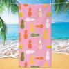 1pc Fruit Printed Beach Towel, Quick Drying and Absorbent Soft Swimming Towel, Multi-functional Sand Proof Beach Towel