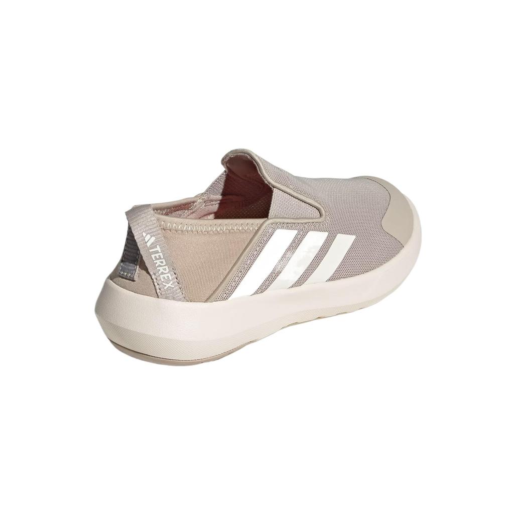 Adidas Terrex Fabric Boat Slip-On Comfortable Lightweight Non-Slip Durable Low-Top Outdoor Shoes Kids Shoes Light-Brown JS1429