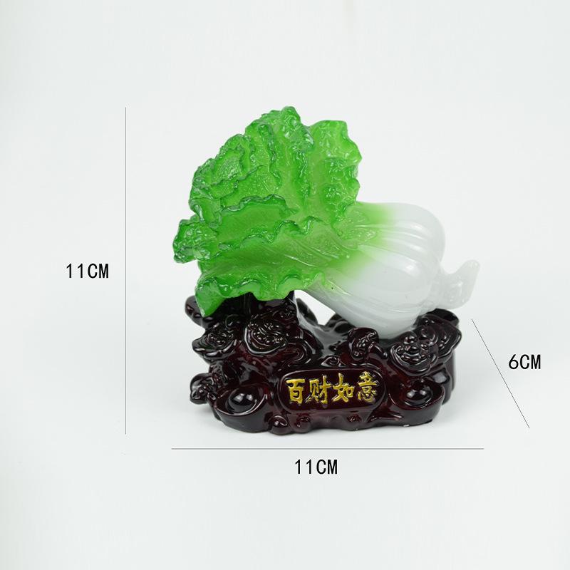 Festival High Cabbage Pen Simple Year After Year Fish Display Large Living Room Wine Cabinet Creative Gifts Small Display