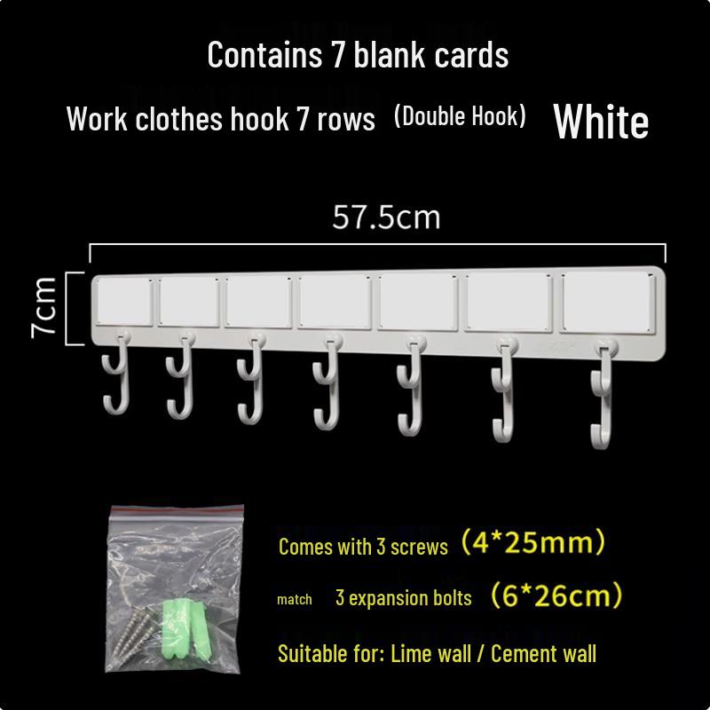 Work Uniform & Hospital Cloakroom Double Hooks
