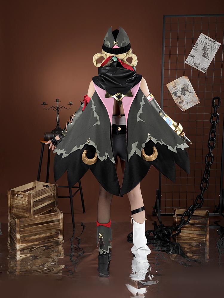 Game Genshin Impact Jahoda Cosplay Costume Windthreading Shadow Jahoda Halloween Women Jumpsuit Party Role Play Outfit