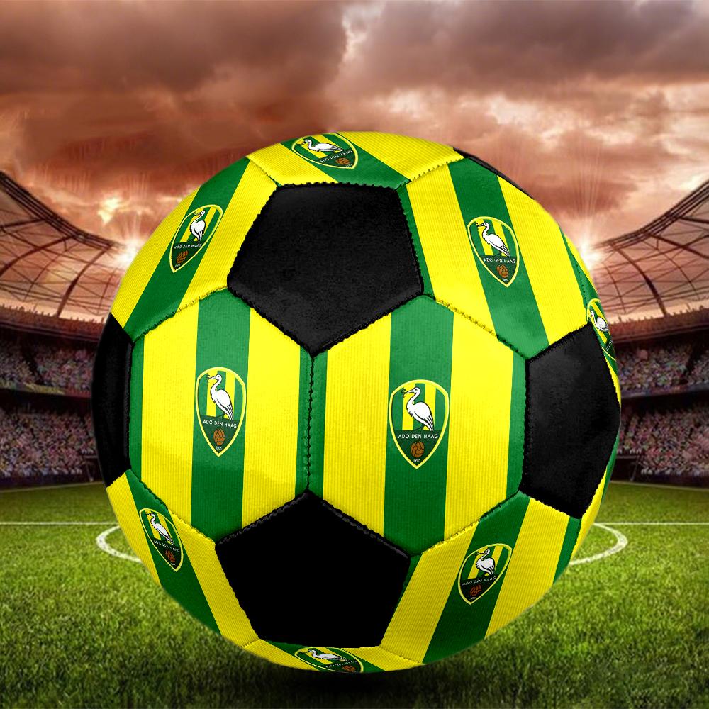 SIZE 5 ADO Den Haag Soccer Ball Colorful All Ages Machine Stitched PVC Competition Ready Durable High-Bounce