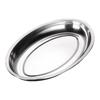 316 Stainless Steel Oval Kitchen Plate – Multi-purpose, Food-Grade, Thickened for Fish, Fruit, or Cold Dishes