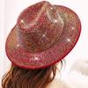 Sparkle Womens Cowboy Hat Western Cowgirl Hats Rhinestones Party Prop Disco Hats
