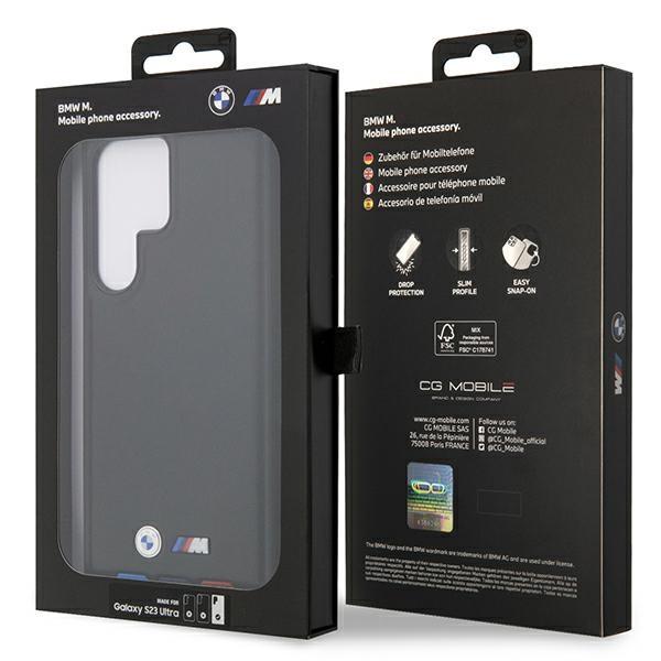 Etui Do Samsung Galaxy S23 Ultra BMW Skórzane Czarne