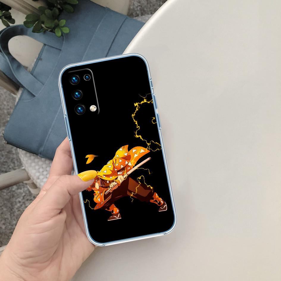 BF36 D-Demon S-Slayer Soft Shell Transparent Phone Case for Motorola Moto G7 G8 G9 G84 G85 G73 G24 G15 Z2 Play Power Plus