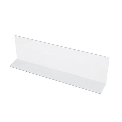 Open Industry Partition 340mm Pack of Plate, Transparent, Wide, 10, PE-14