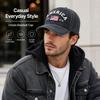 Vintage gewaschene Baumwoll-Baseballkappe für Herren Damen USA-Flagge gestickt Dad Hat Retro Amerika 1776 Snapback Outdoor-Sonnenhüte