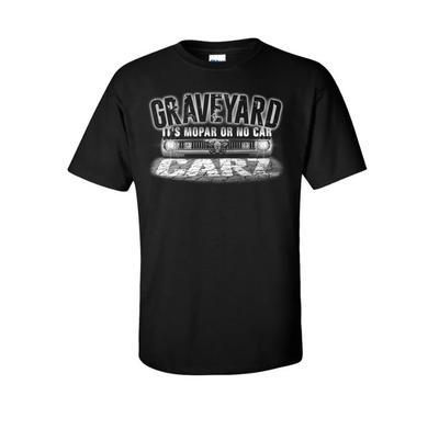 Graveyard Carz T-Shirt Black W T S Mopar or No Car  Headlights Logo