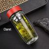 BST Double-Wall Borosilicate Glass Tea Infuser Bottle