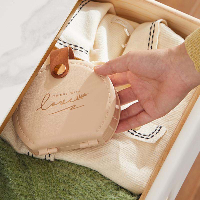 Portable Sewing Kit Needle Thread Button Pin Scissor Thimble Combination Set Pu Leather Case Mini Sewing Thread Accessories