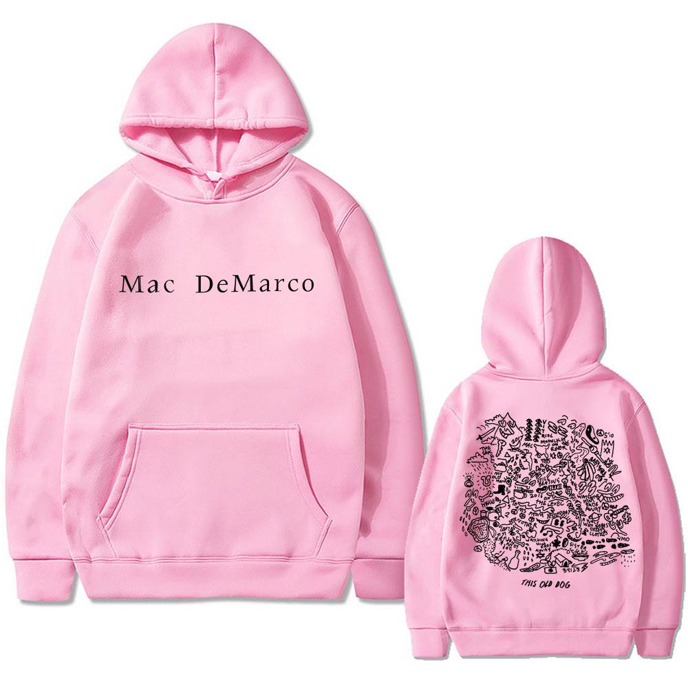 Singer Mac Demarco This Old Dog Album Double Sided Print Hoodie Men Women Fashion Oversized Hoodies Male Fleece Hoody Sweatshirt