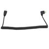 90 Degree Right Angled HD Multimedia Interface Male to Male Extender Coiled Cable for Computer TV