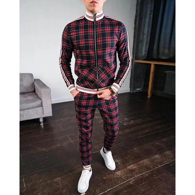 Men's Sets 3D Printed Suit Men Clothes Fashion Tracksuit Zipper Jacket + Pants Men Spring And Autumn Brand Sports Gentleman Suit