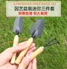Flower Spatula Thick Handle Gardening Tools/Mini Three-Piece Set/Spatula/Rake/Spatula Gardening Succulent Gardener