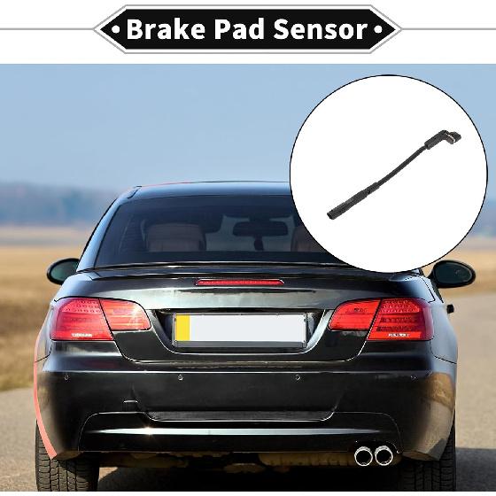 1pc Brake Pad Wear Sensor for Chevrolet Silverado 1500 2019-2023 TPU Rubber Black Front Disc Break Pad Wear Indicator Sensor