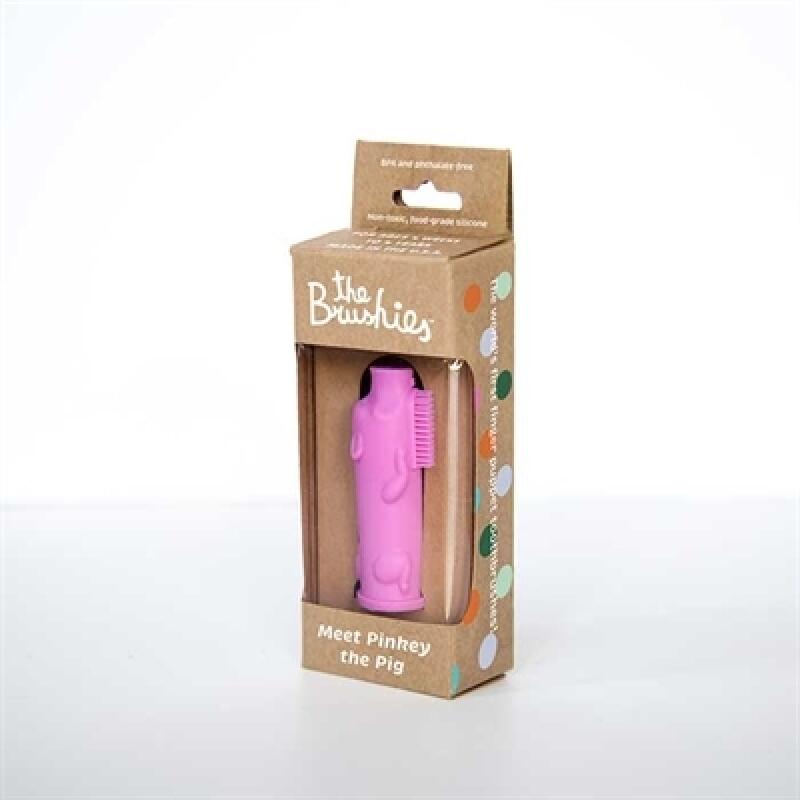 Finger Puppet Toothbrush Piggy Pinky Toddler Baby Toothbrush