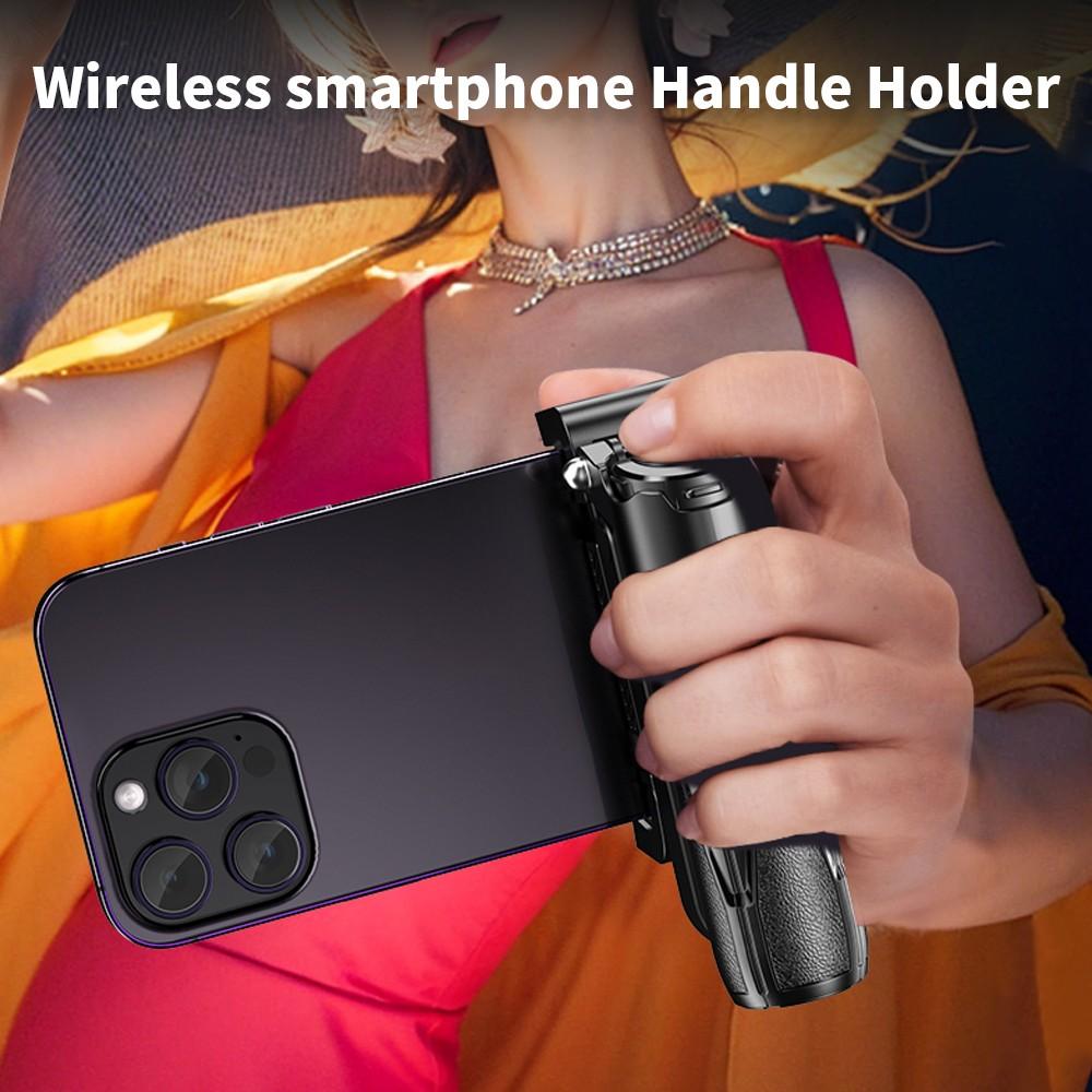 Handy Selfie Stick 3 in 1 Handy Ständer Stativ mit abnehmbarer Fernbedienung Mini Selbstauslöser Stick für Vlog Live-Übertragung