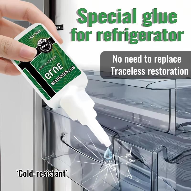 1Pcs Quick-Dry Strong Sealant Refrigerator Drawer Adhesive For Cracks Breaks Anti Durable Bonding Freezer Resistant Toys