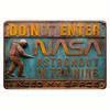 NASA Astronaut In Training 3D Embossed Metal Tin Sign - Iron Wall Art for Home, Bedroom, Cafe & Bar