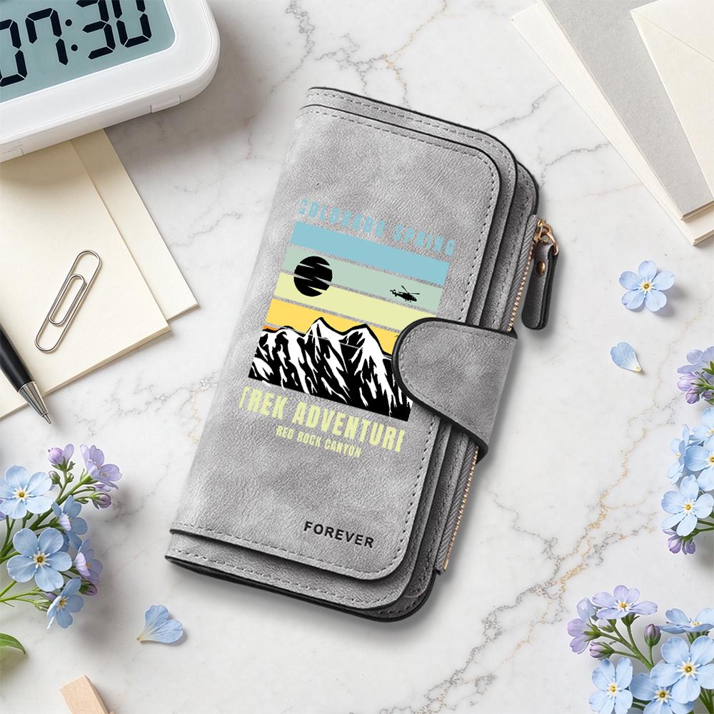 Adventure Style Wallet Colorado Spring Design Multi Card Holder Purse