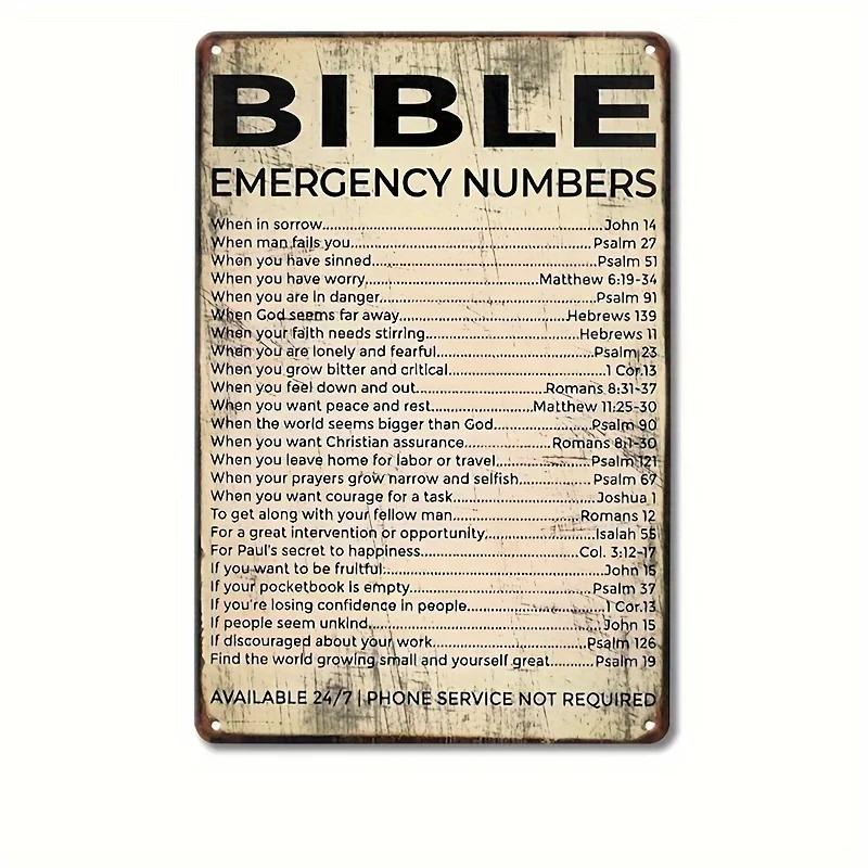 Vintage Metal Tin Poster Dear God Psalm Bible Metal Tin Signs Posters Plate Religious Home Decoration for Cafe Clubs Home Church
