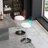 Modern Transparent Acrylic Bar Stool Adjustable Upholstered Seat High Chair for Home Kitchen Island Counter Wine Chairs