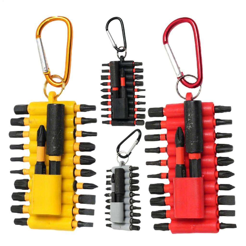 Screwdriver Bit 22 Pcs Impact Screwdriver Bits Set with Organizer Sleeve Magnetic S2 Steel Multi Driver Bits and 1Pc Bit Holder