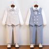 Kinder Anzug Weste Set Jungen Klavier Gastgeber Auftritt Outfit Blumenjunge Hochzeitsanzug Baby Erster Geburtstag Kleinkind Anzug